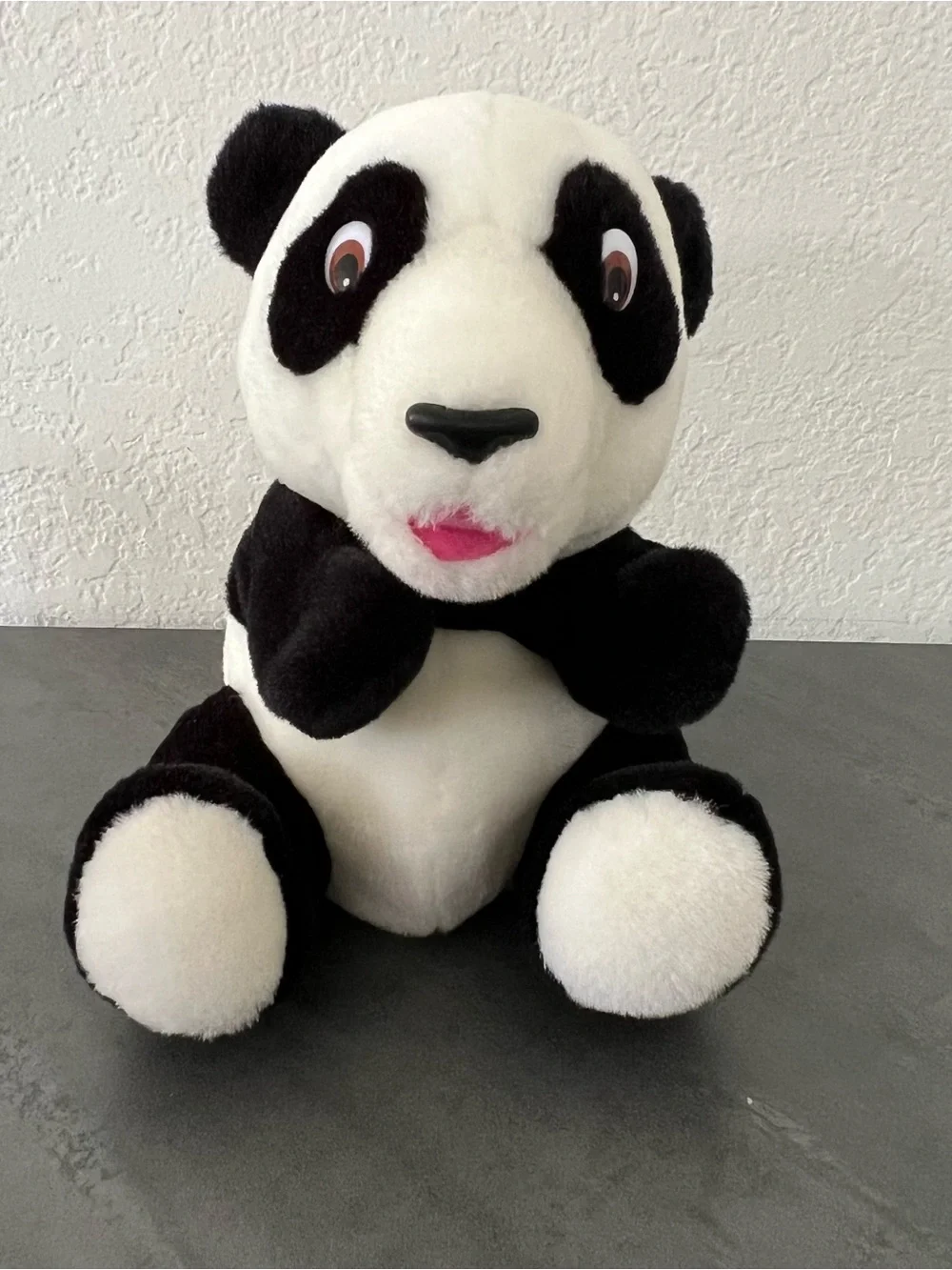 McGraw Hill Math Stuffed Plush Panda Bear‎ “Tu-Tu” Hand Puppet Toy Home School